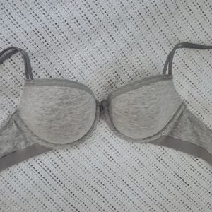 Aerie Cotton Underwire Convertible "Hannah" Bra - Heather Gray